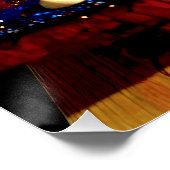 Planeten eingebettet poster (Ecke)