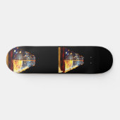 Planeten eingebettet skateboard (Horizontal)