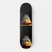 Planeten eingebettet skateboard (Vorderseite)