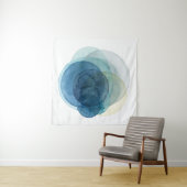 Planeten entfalten - Wasserfarbzirkel Wandteppich (Beispiel (Horizontal))