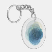 Planeten entwickeln - Wasserfarbzirkel Schlüsselanhänger (Vorderseite links)