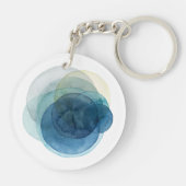 Planeten entwickeln - Wasserfarbzirkel Schlüsselanhänger (Rückseite)