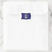 Planeten Erde Flagge Aufkleber (Tasche)