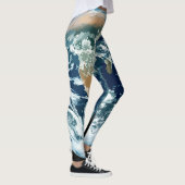 Planeten-Erde Leggings (Rechts)