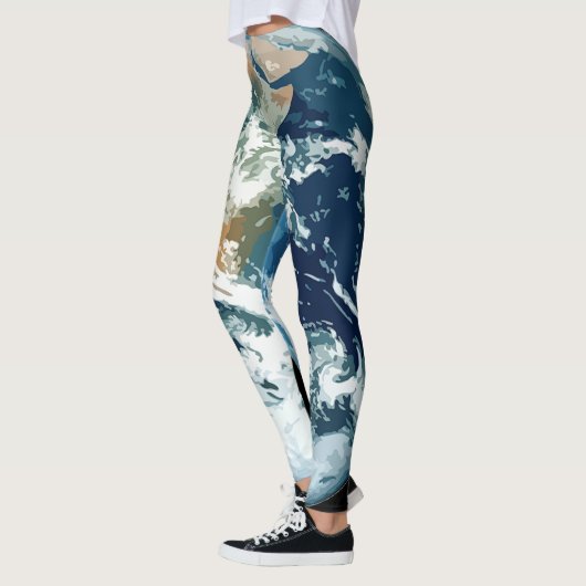 Planeten-Erde Leggings (Links)