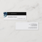 Planeten-Erde Mini Visitenkarte (Vorne/Hinten)