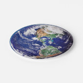 Planeten-Erde Pappteller (Schrägansicht)