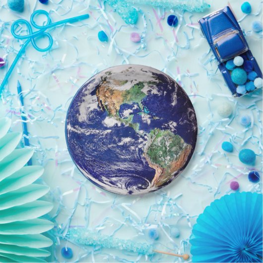 Planeten-Erde Pappteller (Party)