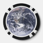 Planeten-Erde Pokerchips (Rückseite)