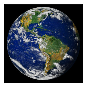 Planeten-Erde Poster