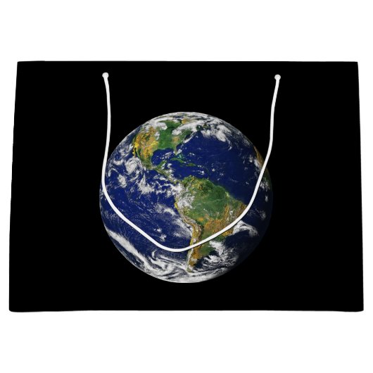PLANETEN-ERDE RAUM von der großen Geschenk-Tasche Große Geschenktüte (Vorderseite)