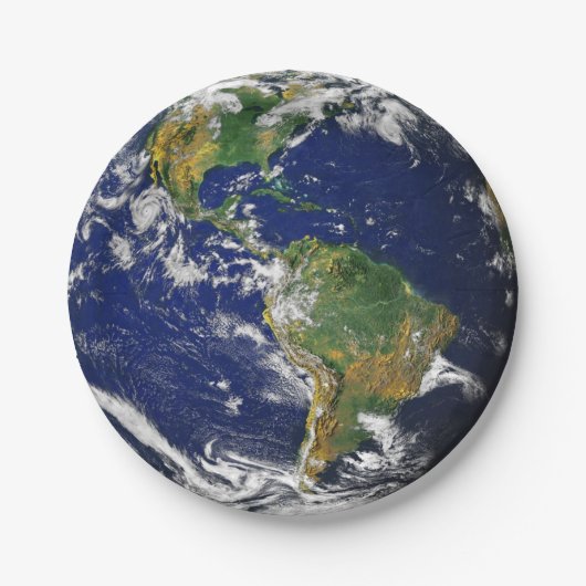 PLANETEN-ERDE (Sonnensystem) ~ Pappteller (Vorderseite)