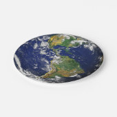 PLANETEN-ERDE (Sonnensystem) ~ Pappteller (Schrägansicht)