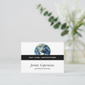 Planeten-Erde Visitenkarte (Stehend Vorderseite)
