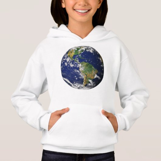PLANETEN-ERDE vom Hoodie RAUM Mädchen (Vorderseite)