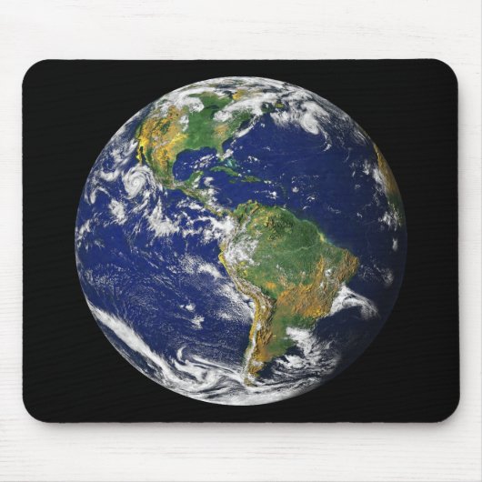 PLANETEN-ERDE vom RAUM (Amerika) Mousepad (Vorne)