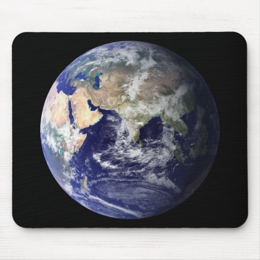 PLANETEN-ERDE vom RAUM (Asien) Mousepad (Vorne)