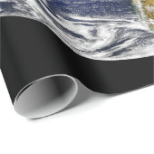 PLANETEN-ERDE vom RAUM Lech-Packpapier Geschenkpapier (Rolleneckpunkt)