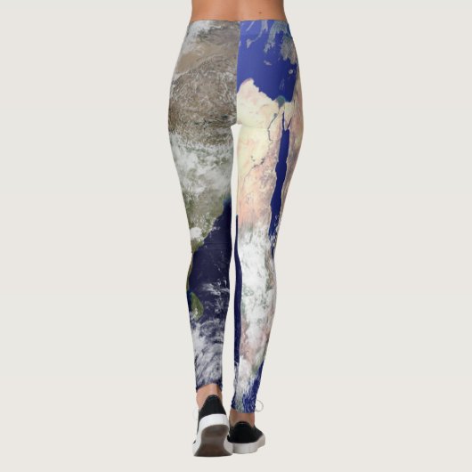 PLANETEN-ERDE VON RAUM Leggings (Asien) (Rückseite)