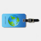 Planeten-Erdgewohnheits-Gepäckanhänger Gepäckanhänger (Vorderseite horizontal)