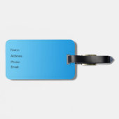 Planeten-Erdgewohnheits-Gepäckanhänger Gepäckanhänger (Rückseite horizontal)