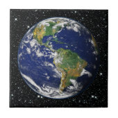 PLANETEN-ERDstern-Hintergrund (Sonnensystem) ~ Fliese (Vorderseite)