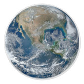 Planeten-Erdweltgriff Keramikknauf (Vorderseite)