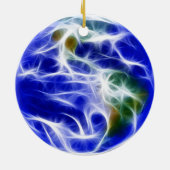 Planeten-Erdweltkugel Keramikornament (Hinten)