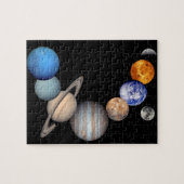 Planeten-Fotos Solarsystemmontage-JPL Puzzle (Horizontal)