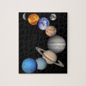 Planeten-Fotos Solarsystemmontage-JPL Puzzle (Vertikal)