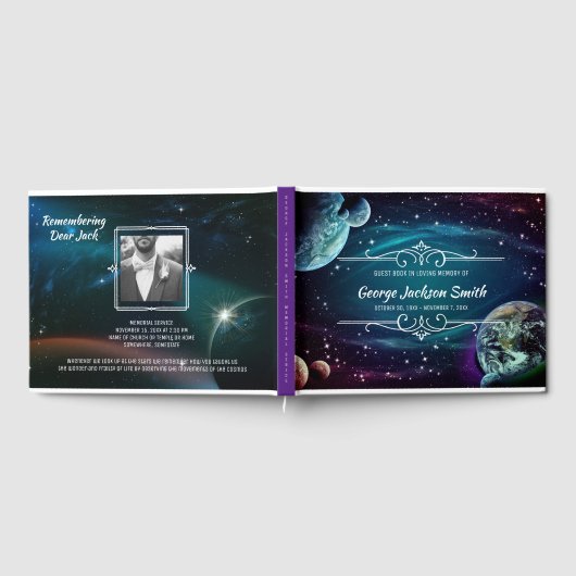 Planeten für die Galaxy-Sterne-Fotos hinzufügen Gästebuch (Voll)