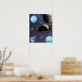 Planeten für Sonnensysteme Poster (Küche)