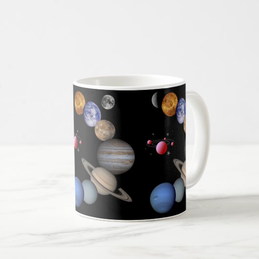 Planeten für Tasse (VorderseiteRechts)
