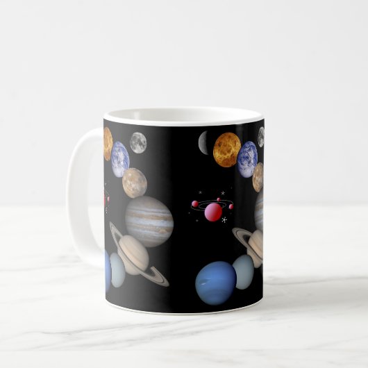 Planeten für Tasse (Vorderseite Links)