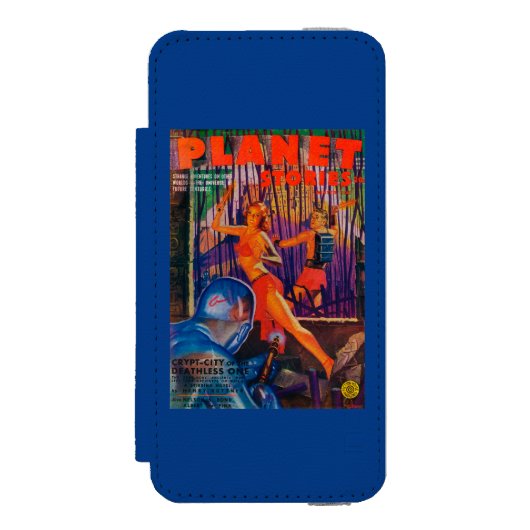 Planeten-Geschichten-Titelseite3 Incipio iPhone Geldbeutel-Hülle (Folio Vorderseite)