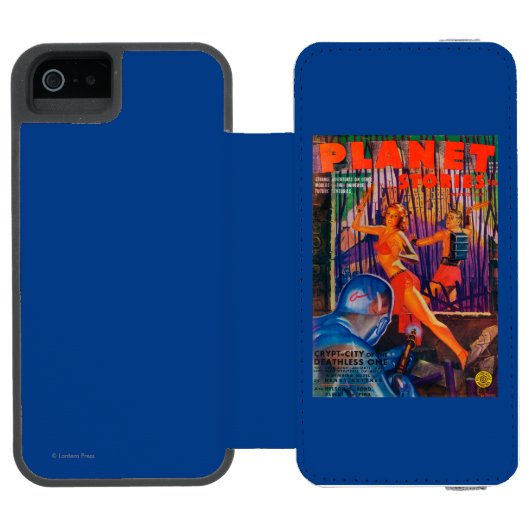 Planeten-Geschichten-Titelseite3 Incipio iPhone Geldbeutel-Hülle (Folio Geöffnet)