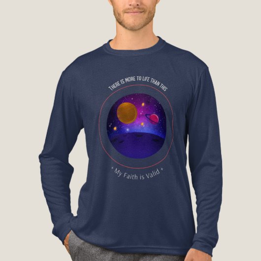Planeten gibt es mehr zu leben als dieses Christli Tri-Blend Shirt (Vorderseite)