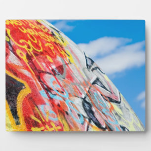 Planeten-Graffiti Fotoplatte