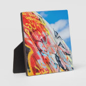Planeten-Graffiti Fotoplatte (Vorderseite)