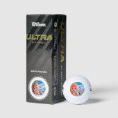 Planeten-Graffiti Golfball (Verpackungen)