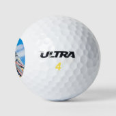 Planeten-Graffiti Golfball (Logo)