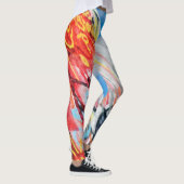 Planeten-Graffiti Leggings (Rechts)