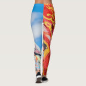 Planeten-Graffiti Leggings (Rückseite)