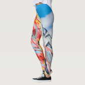 Planeten-Graffiti Leggings (Links)