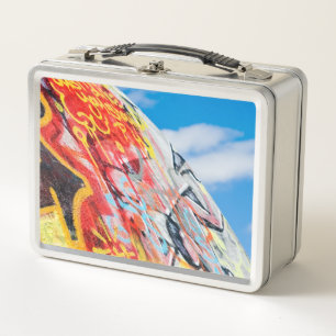 Planeten-Graffiti Metall Lunch Box