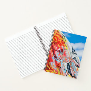 Planeten-Graffiti Notizblock