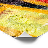 Planeten-Graffiti Poster (Ecke)