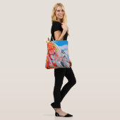 Planeten-Graffiti Tasche (Am Model)