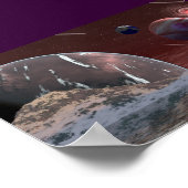 Planeten im Aufstieg Poster (Ecke)