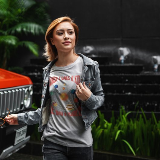 Planeten im Galaxy-Raum T-Shirt